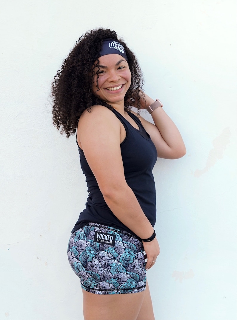 Performance Fitness Booty Shorts Crossfit Weightlifting Etsy