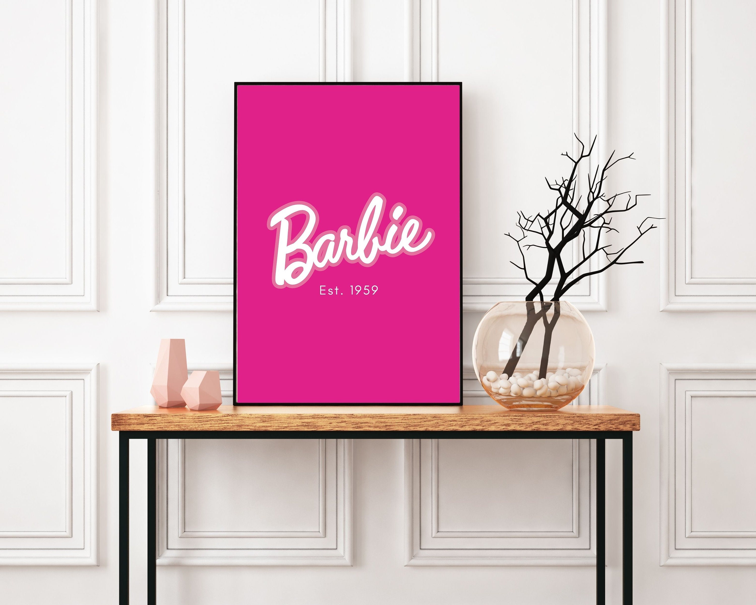 Barbie Inspired Wall Art Barbie Poster Barbie Inspired Wall Art Barbie Poster