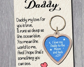 Dad Gifts, Daddy Gifts, Dad Keyring, Daddy Keyring, Fathers Day Gift, Fathers Day, Dad Git, Daddy Gifts, Dad Birthday Gift, Daddy Birthday