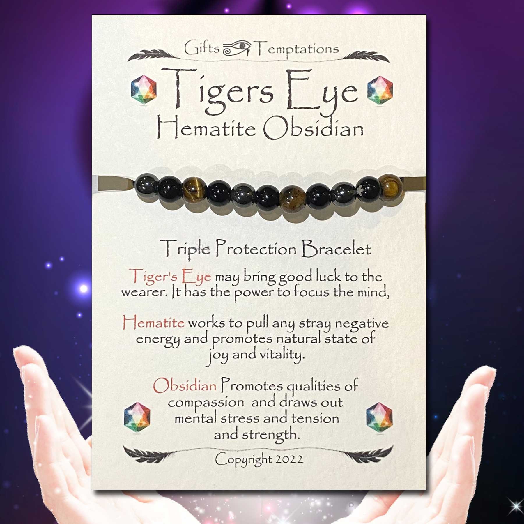 Tiger Eye Bracelet For Willpower & Protection – Dr. Neeti Kaushik's Shop