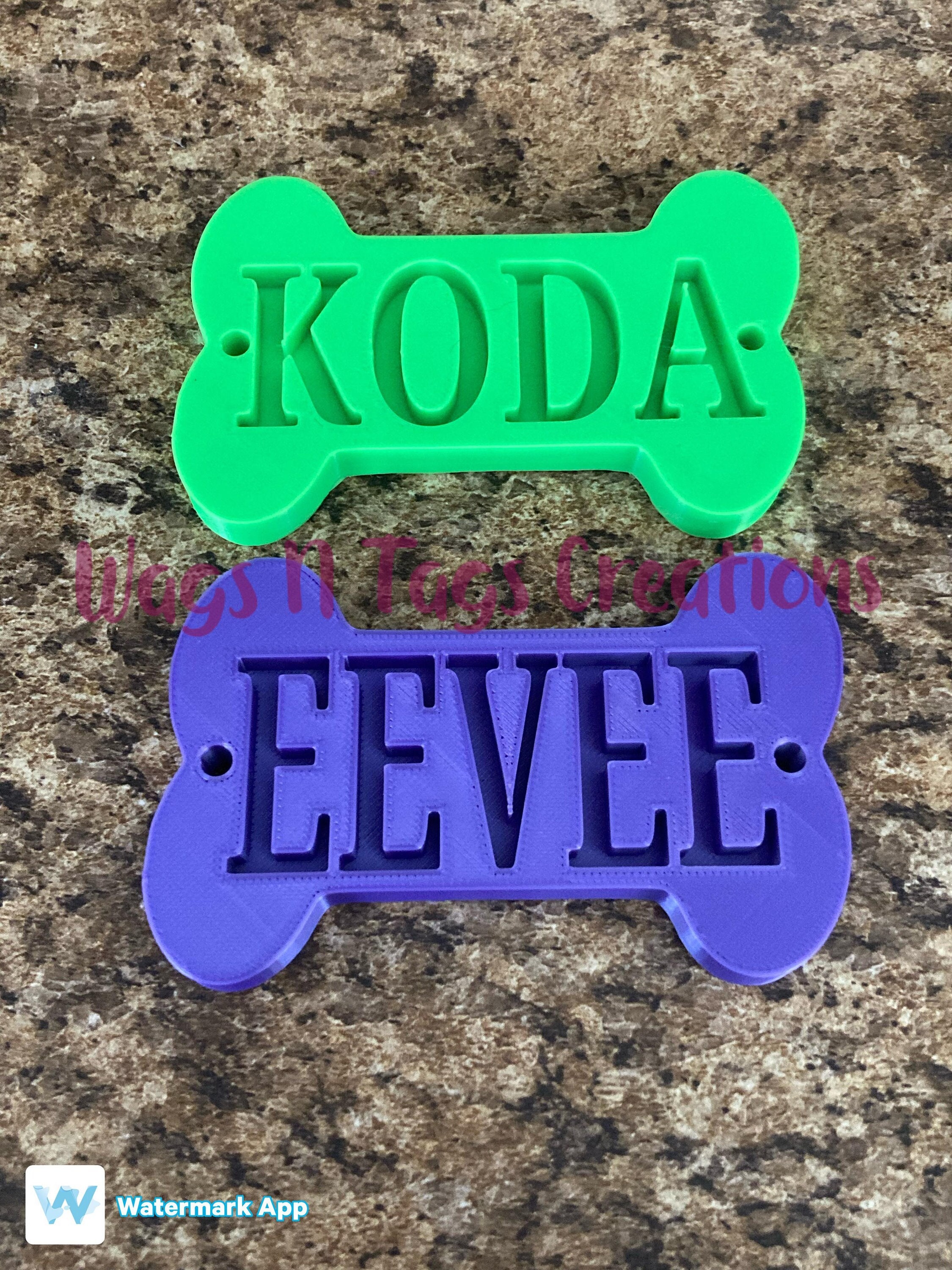 3d Printed Bone Crate Tags - Etsy