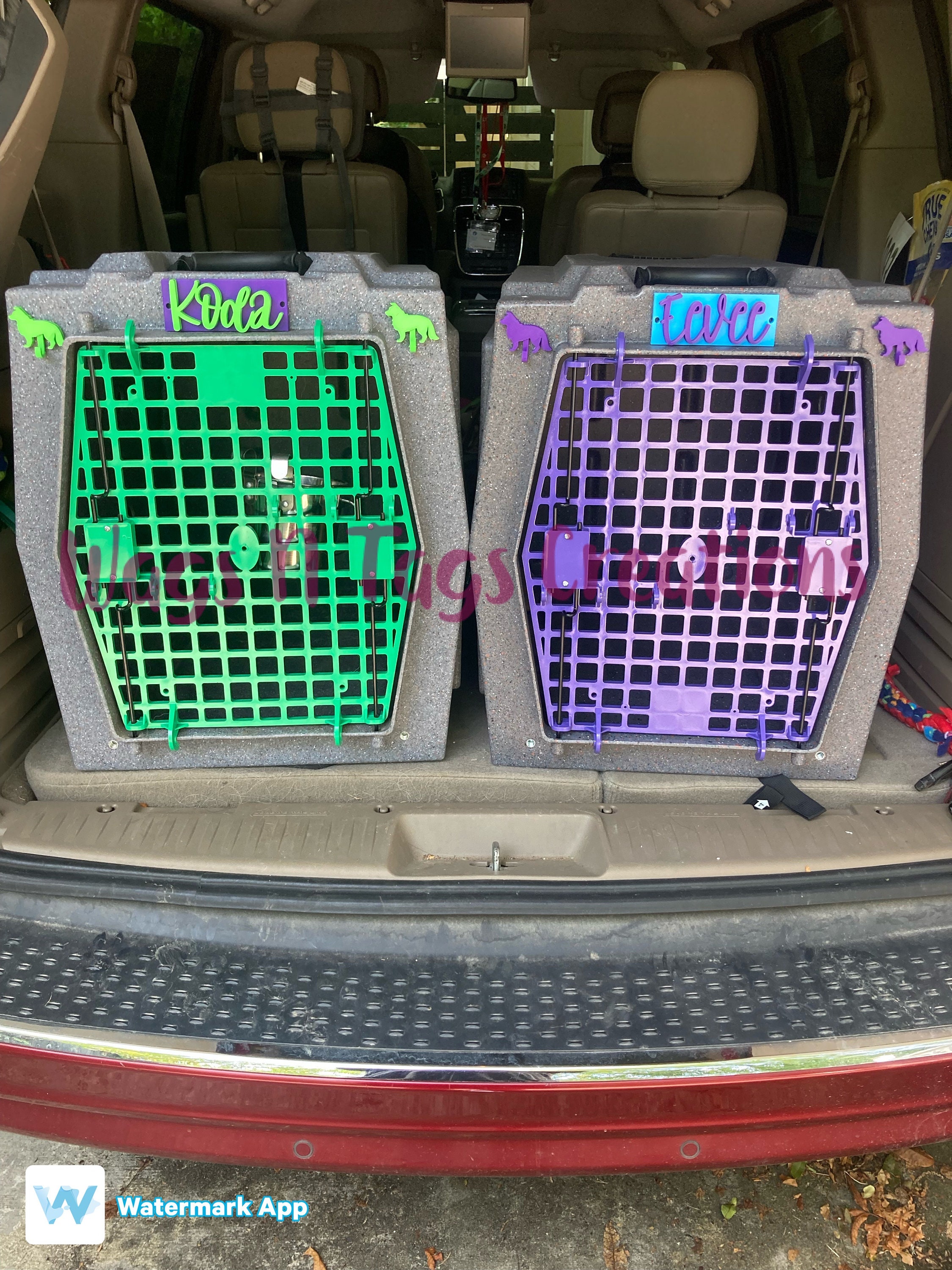 3d Printed Custom Dog Breed Crate Hooks Etsy