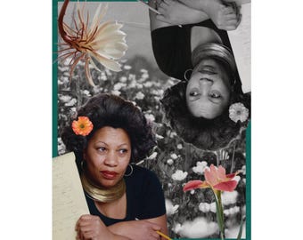 Literary Icon Vertical Poster, Toni Morrison Art Print, Author Quote Wall Decor, Book Lover Gift, Literature Home Decor, Matte Wall Art,