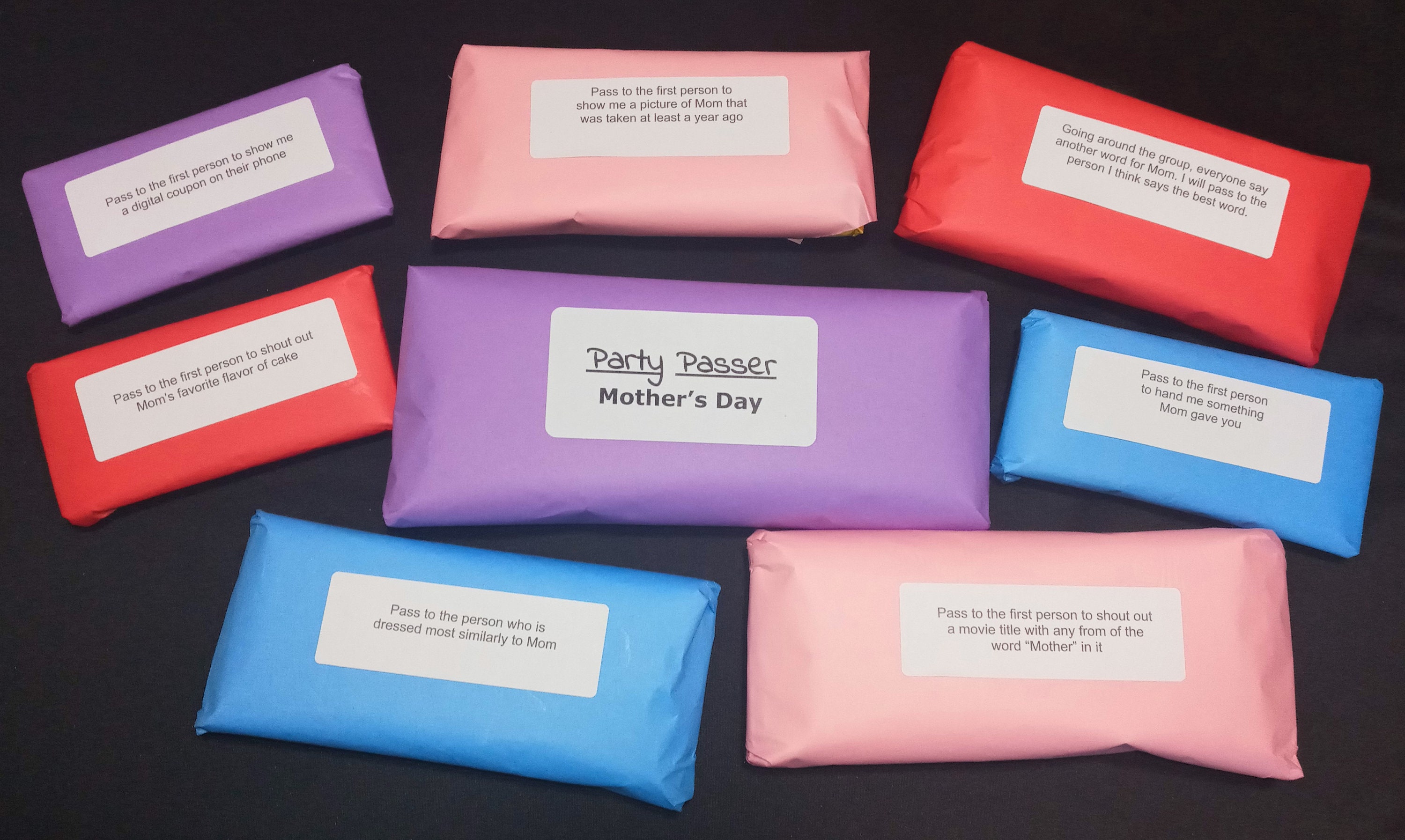 Party Passer Mother's Day a Group Unwrapping Game - Etsy Norway