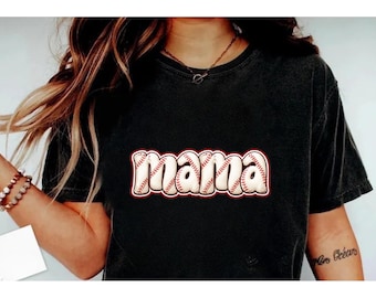 Descarga instantánea de archivos SVG/PNG de Baseball Mama