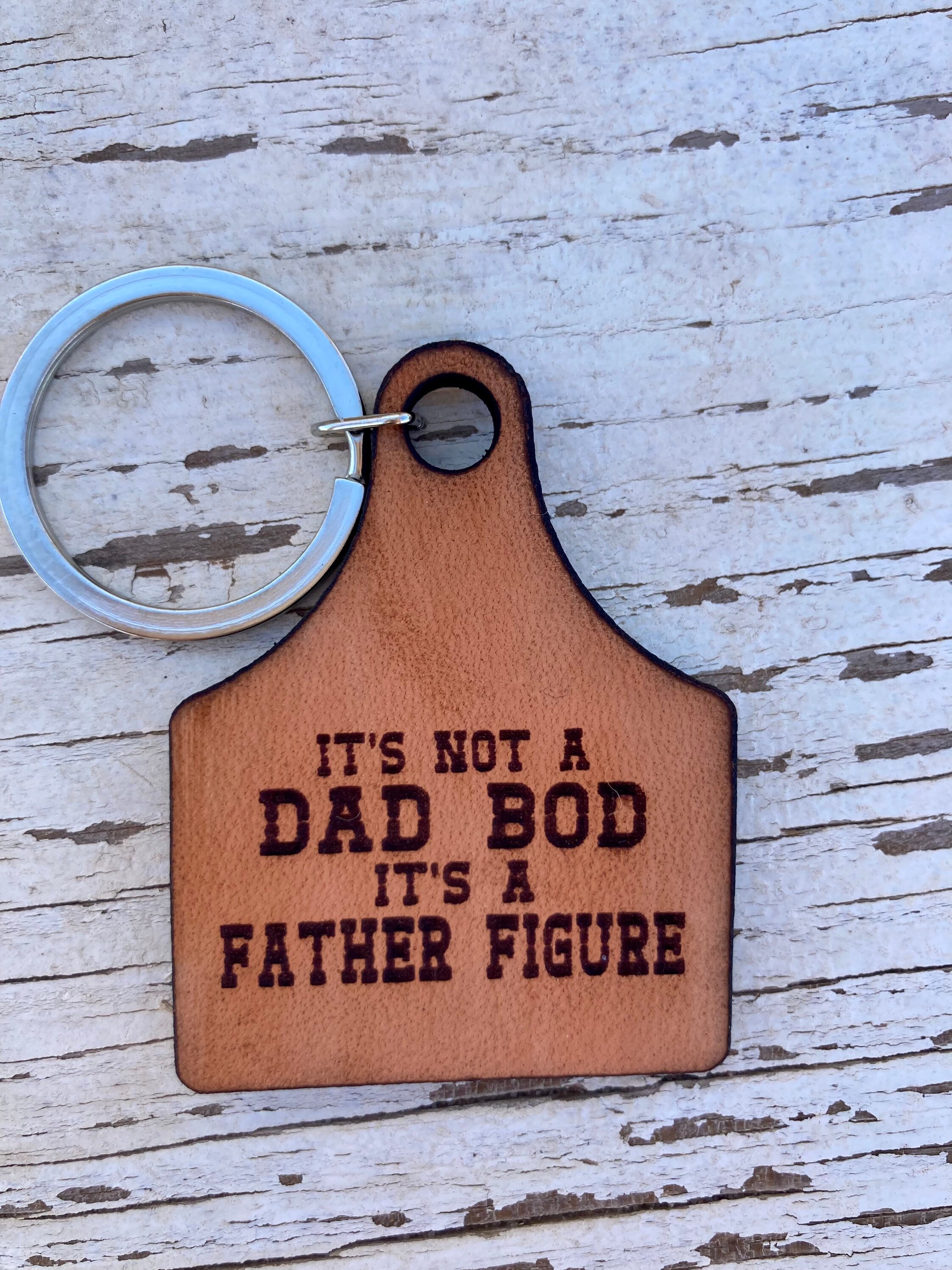 Dad Bod Keychain- Funny Men Keychains