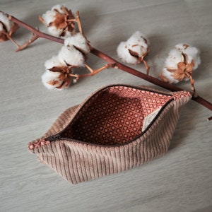 Kosmetiktasche klein / Federmäppchen Cord / Schminktasche /Kosmetiktasche Cord / Cordtasche