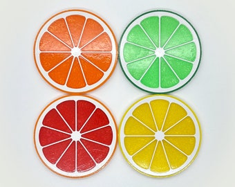 Citrus Fruit Coaster Set