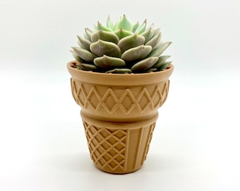 Ice Cream Cone Planter