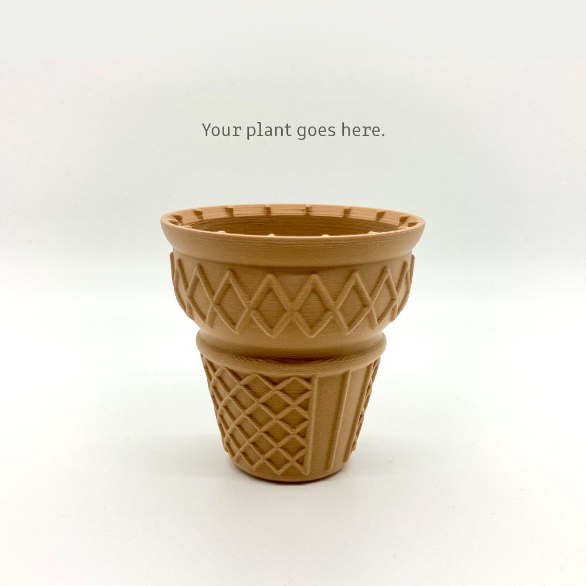 Ice Cream Cone Planter Etsy
