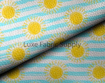 Sunshine | Faux Leather Sheets | Faux Leather | Faux Rolls | Bows | Earrings | Printed Faux Leather