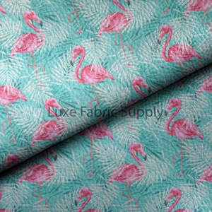 Flamingos | Faux Leather Sheets | Faux Leather | Faux Rolls | Bows | Earrings | Printed Faux Leather VAMD00008