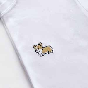 Geborduurd Corgi-shirt: cadeau hondenliefhebber