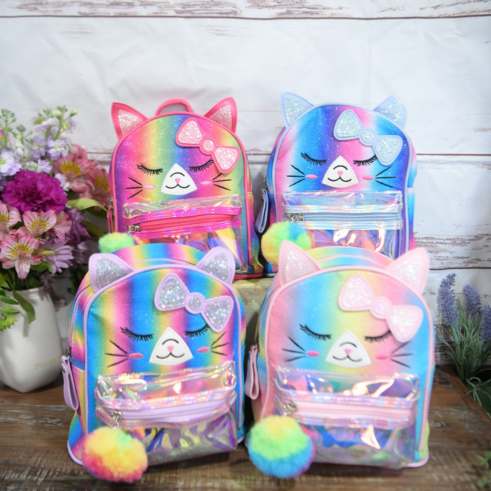 Personalized Kitty Cat Backpack