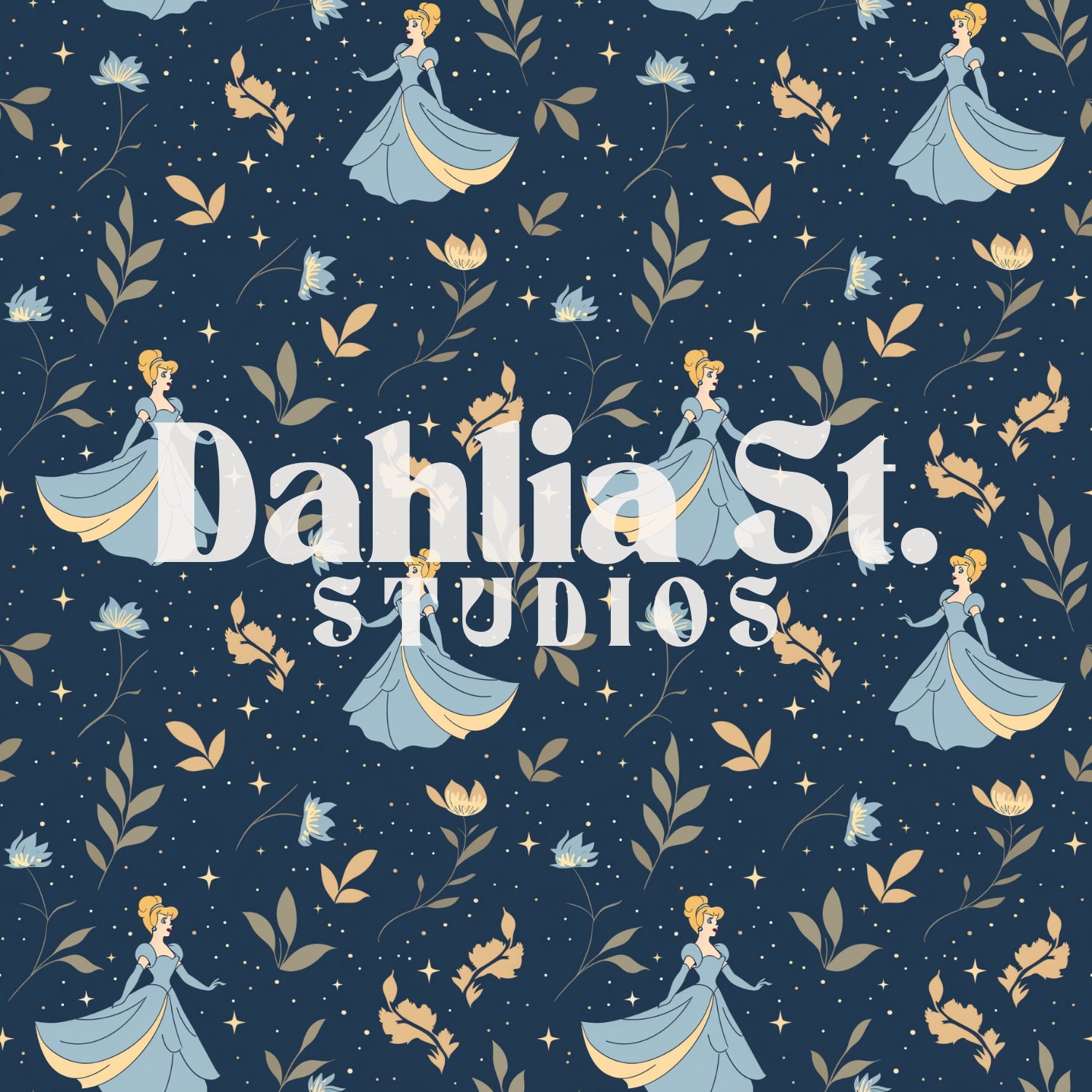 Cinderella | Princess | Magical | Seamless File | Repeating Pattern ...