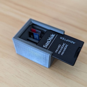 MicroSD カード ホルダー | メモリ カード ホルダー | 3D プリント | オフィス ストレージ - オーストラリア製