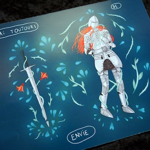 Print Knight format A4 / Knight print A4