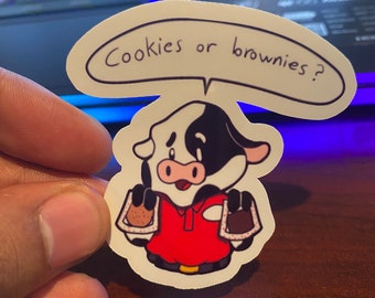 Cookies or brownies? Chick-fil-a inspired sticker