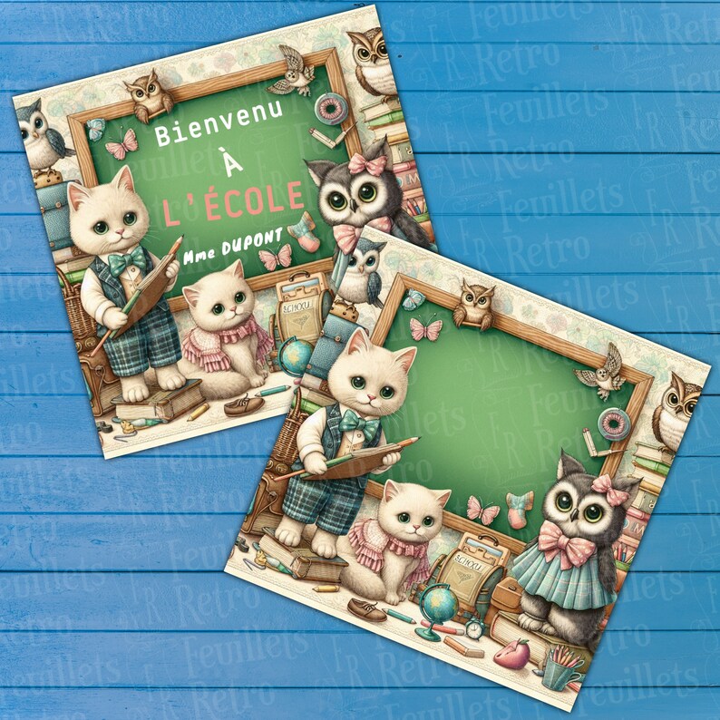 Printable Back to School Welcome Card Templates, Customizable on Canva ...