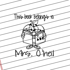 This Book Belongs to Stamp Teacher Stamps Self Inking Teacher Stamp Custom Teacher Stamp Personalized Teacher Gifts, Gifts for Teachers