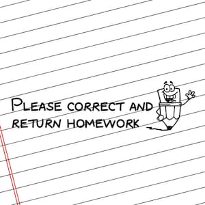 Please Correct and Return Stamp Teacher Stamps Self Inking Teacher Stamp Custom Teacher Stamp Personalized Teacher Gifts, Gifts for Teachers