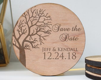 Save the date Magnets, Wood Save the date Magnet, Wedding Save The Dates Save the date invitations Laser Engraved Save The Date --STDCIR-12