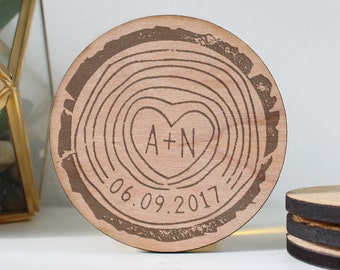 Save the date Magnets, Wood Save the date Magnet, Wedding Save The Dates Save the date invitations Laser Engraved Save The Date --STDCIR-24