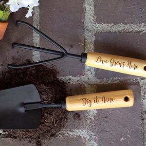 Personalized Garden Tools Gardening Tools Gardening Gifts for Women Gardening Hand Tools Custom Garden Tools Custom Yard Tools --GT-NW-100