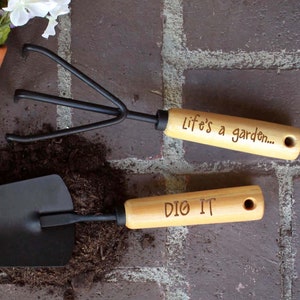 Personalized Garden Tools Gardening Tools Gardening Gifts for Women Gardening Hand Tools Custom Garden Tools Custom Yard Tools --GT-NW-100