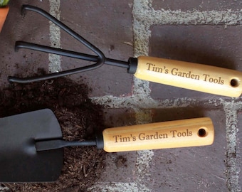 Personalized Garden Tools Gardening Tools Gardening Gifts for Women Gardening Hand Tools Custom Garden Tools Custom Yard Tools --GT-NW-100