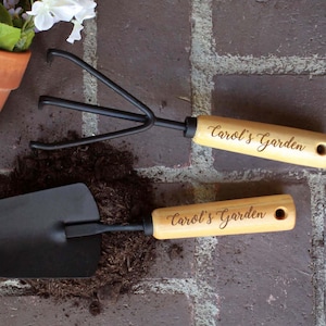 Personalized Garden Tools Gardening Tools Gardening Gifts for Women Gardening Hand Tools Custom Garden Tools Custom Yard Tools --GT-NW-100