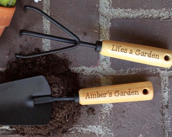 Personalisierte Gartengeräte Gartengeräte Gartenarbeit Geschenke für Frauen Gartenarbeit Handwerkzeuge Benutzerdefinierte Gartengeräte Custom Yard Tools --GT-NW-100