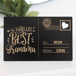 Muttertagspostkarte, Muttertagsgeschenke, personalisierte Holzpostkarte, Personalisierte Geschenke für Mama, Muttertagsgeschenke Valentinstag --LPC-W-11 --LPC-W-13