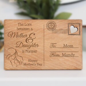 Love Holz Postkarte, Valentinstag Liebespostkarte, personalisierte Holzpostkarte, Valentinstagsgeschenke, Geschenke für Freundinnen --LP-B-16
