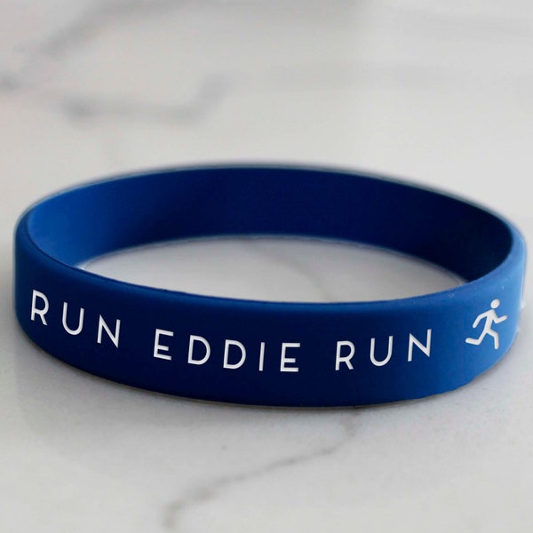 Runner Bracelet, Motivation Bracelet Custom Silicon Bracelet, Personalized Silicon Bracelet, Silicon Wristband Custom Bracelet --SB-B-LRG-35