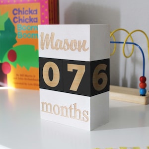 Baby Milestone Blocks, Custom Baby Milestone Blocks, Baby Milestone Markers, Baby Blocks, Children&#39;s Photo Props, Baby Shower Gifts
