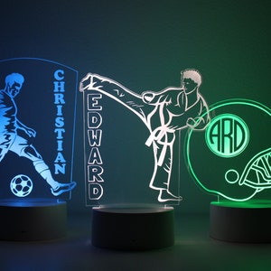 Sports Night Light Etsy Australia