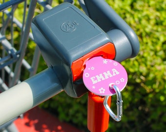 Personalized Shopping Cart Keychain, Custom Buggy Cart Coin Keychain, Grocery Cart Coin Keychain, Aldi Coin Aldi Cart Coin --BK3-P-EMMA