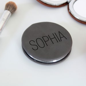 Personalized pocket mirror small hand mirror vanity mirror small compact mirror cute compact mirror Bridesmaid Gifts Maid of Honor --PMR-G-9