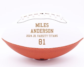 Gepersonaliseerde voetbal, voetbalcoach cadeau, voetbal senior cadeau, voetbalteam cadeau, handtekening voetbal, voetbaltrofee cadeau --BALL-FB3-6