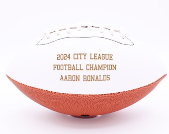 Gepersonaliseerde voetbal, voetbalcoach cadeau, voetbal senior cadeau, voetbalteam cadeau, handtekening voetbal, voetbaltrofee cadeau --BALL-FB3-17