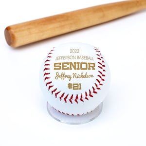 Custom Senior Baseball Custom Seniors Baseball High School Team Gift Personalized Coach Gift Laser Engraved Sports Gift --BALL-BASE-SENIOR