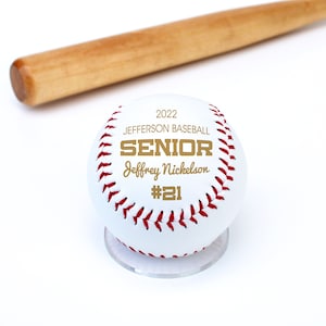 Personalized Senior Baseball, Custom Seniors Baseball High School Team Gift, Personalized Coach Gift, Baseball Team Gift --BALL-BASE-SENIOR