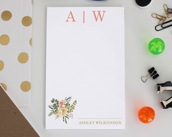 Personalized Notepad Stationery 8.5 X 5.5  Weekly Plan Notepad -  Custom Notepad, Personalized Weekly Agenda Notepad, Weekly Planner Notepad
