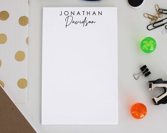 Personalized Notepad Stationery 8.5 X 5.5  Weekly Plan Notepad -  Custom Notepad, Personalized Weekly Agenda Notepad, Weekly Planner Notepad