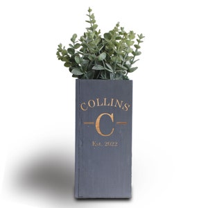 Casa alta caixa de plantador personalizada, caixa de plantador de madeira personalizada, caixa de plantador de madeira personalizada, plantador de madeira interna, caixa de plantador cinza madeira