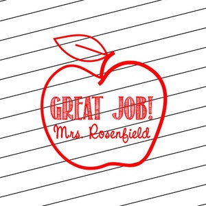 Great Job Stamp Teacher Stamp Teacher Stamps Self Inking Teacher Stamp Custom Teacher Stamp Personalized Teacher Gifts, Gifts for Teachers