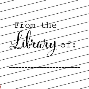 From The Library of Stamp Teacher Stamps Self Inking Teacher Stamp Custom Teacher Stamp Personalized Teacher Gifts, Gifts for Teachers