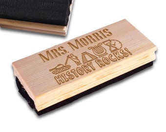 Back To School Teacher Gifts Personalized Chalkboard Whiteboard Eraser Custom Teacher Gifts Custom Eraser Custom Felt Eraser History Teacher