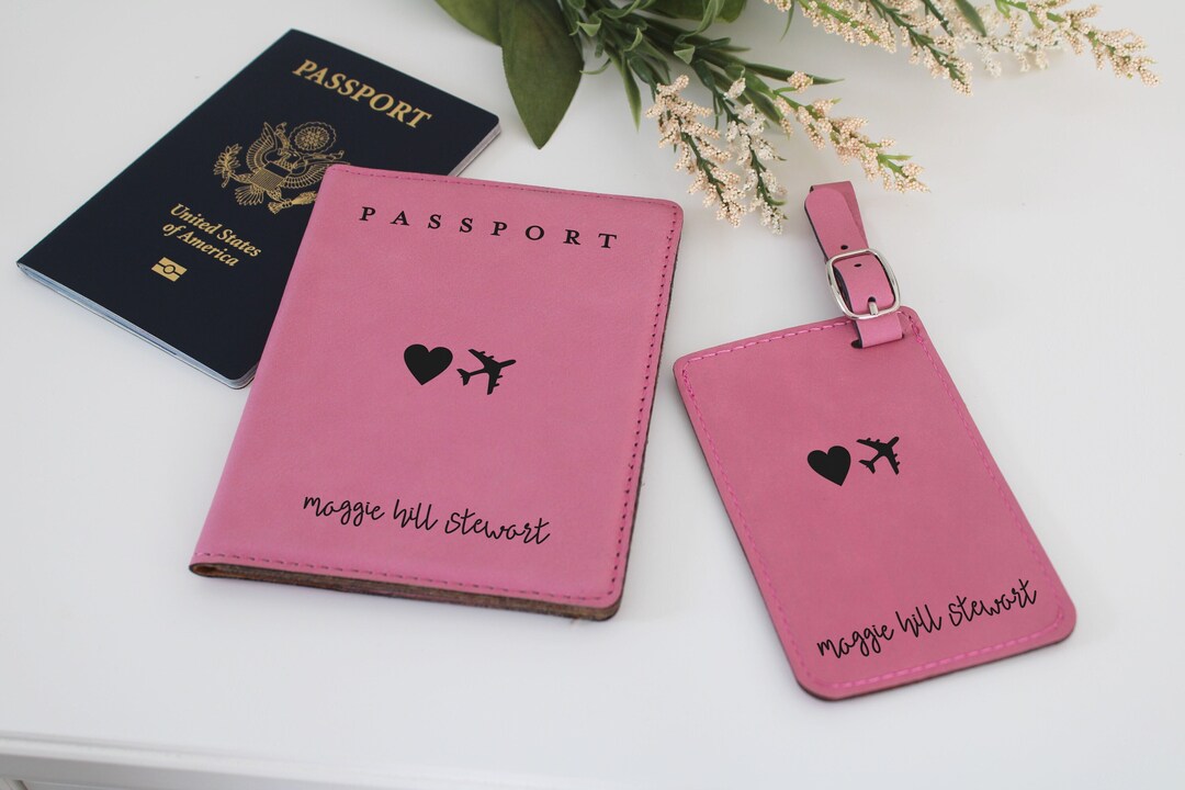 Personalized Passport and Luggage Tags Custom Luggage Tags and Passport
